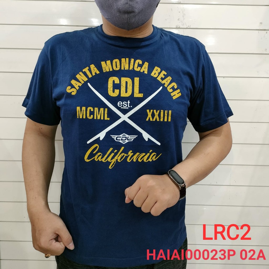 gof LRC CDL By (CARDINAL) KAOS T-Shirt Pakaian Pria Atasan Casual Santai Original Lengan Pendek