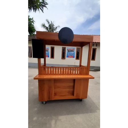 Gerobak pentol viral / gerobak sosis dan bakso bakar / gerobak aneka es dan minuman