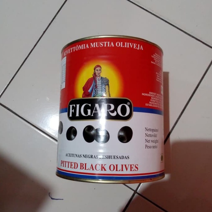 

Kalengbuah- Figaro Black Pitted Olives 3 Kg 3Kg -Buah-Kaleng.