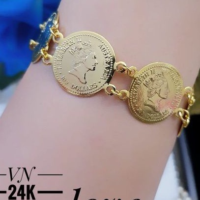 Xuping Gelang Tangan Lapis 24K 355L