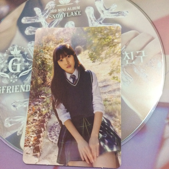 Gfriend Yuju official photocard from snowflake album