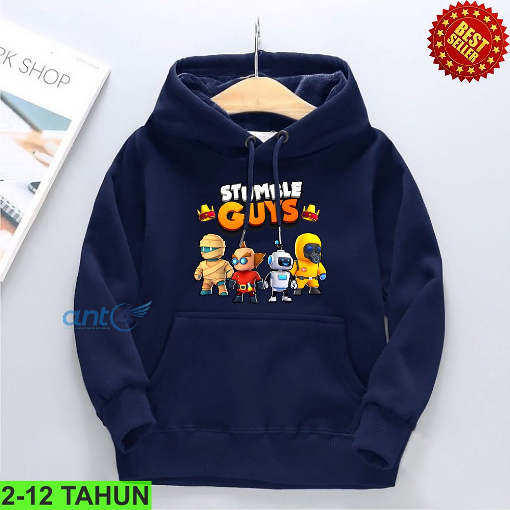 Hoodie Anak Laki Laki Perempuan / Hodie Anak Usia 2 3 4 5 6 7 8 9 10 11 12 Tahun / STUMBLE GUYS Anak Cewek Cowok / Switer Distro Bisa Cod / Suiter Anak Terbaru Switer Anak