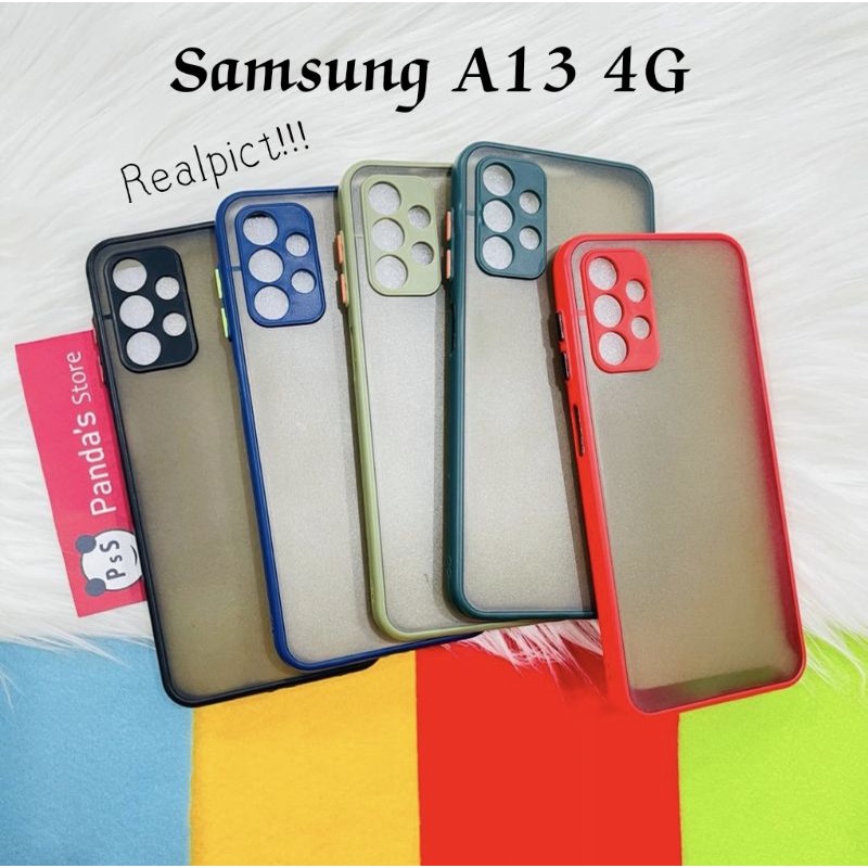 Case Samsung A13 4G / LTE Softcase My choice Original + Ring Kamera / Pelindung Kamera (PsS)