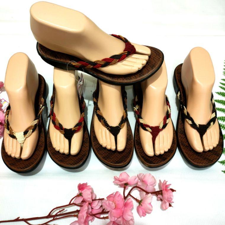 sandal wanita Import sandal turki japit rajut upper asli import Felonie DC 01 (ART. 7372)