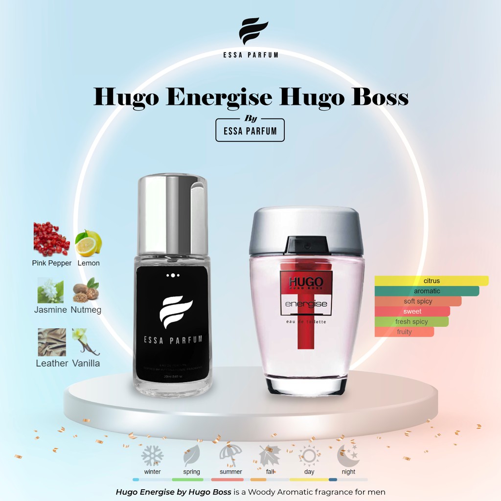 Hugo Boss Energise By Essa Parfum Parfum Pria Cowo Laki Laki Tahan Lama Parfum Murah Parfum 20ml Shopee Indonesia