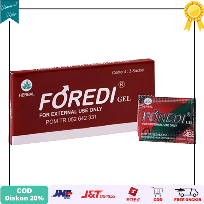

◾COD◾ Foredi Gel Herbal Khusus Pria Dewasa atasi EDI