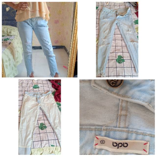 JEANS MERK ADA FASHION/BUTI PRELOVED 99% BOYFRIEND