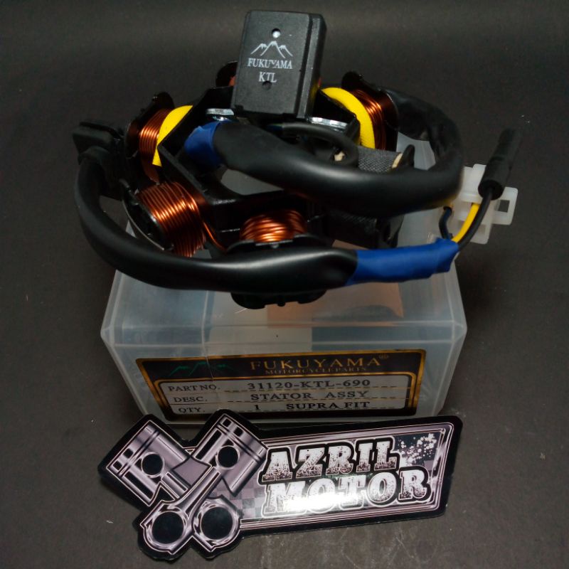 FUKUYAMA KTL SUPRA FIT LEGENDA SPUL ASSY STATOR ASSY SPUL PENGAPIAN SET SUPRA FIT LEGENDA KTL ORIGIN