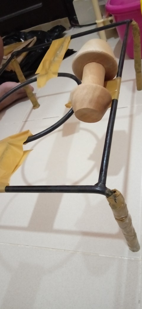 Pie Pusher / Puncher Kayu Alat Bantu Penekan / Tekanan Adonan Cetakan Kulit Kue Pai 11 Cm