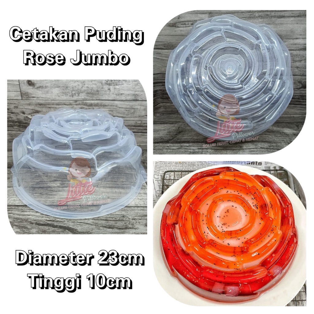 Cetakan ROSE Jumbo - cetakan puding - cetakan jelly agar coklat kue