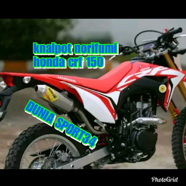 TOPPP knalpot racing norifumi NF buat honda crf 150