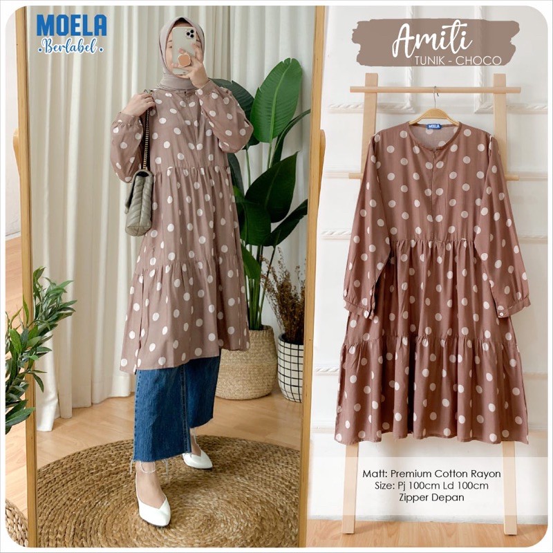 [MOELA] AMITI TUNIK MOTIF by moela
