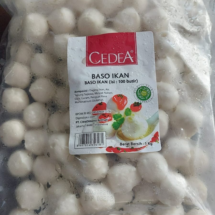 

Cedea Baso ikan isi 100 berat 1 kg