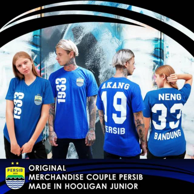 Baju couple persib biru