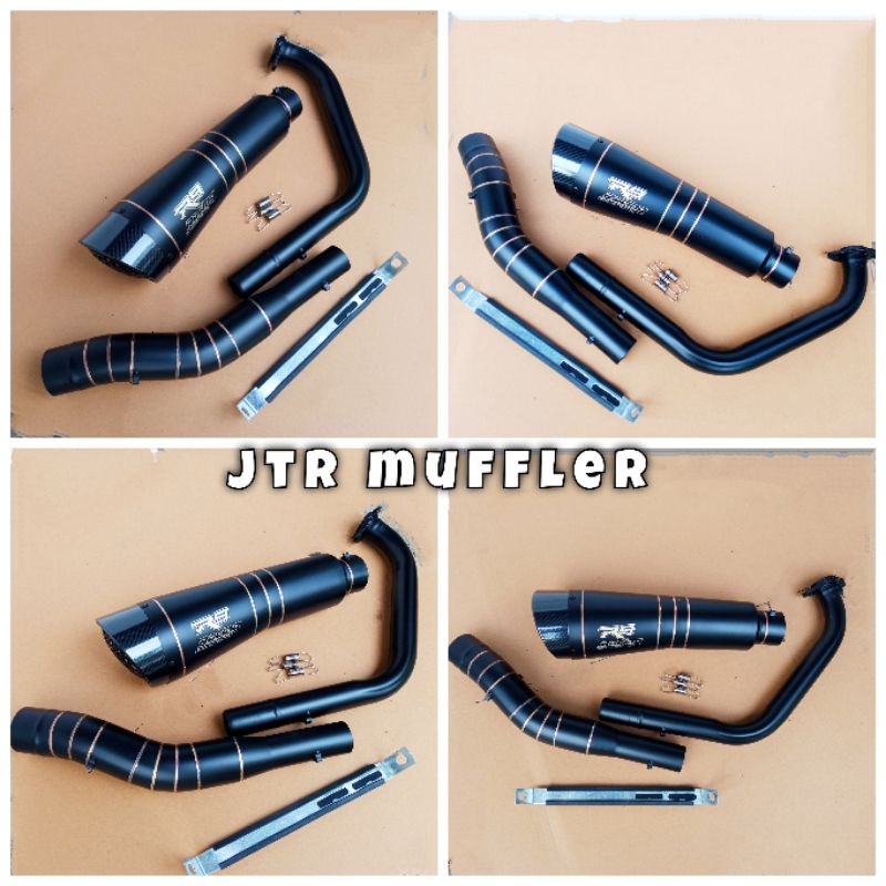 Knalpot R9 h2 black yamaha R15 v3 v4 XSR 155