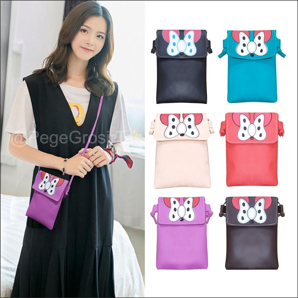 PG 8836 - Tas Selempang Karakter Fashion Wanita Slingbag HPO kasual