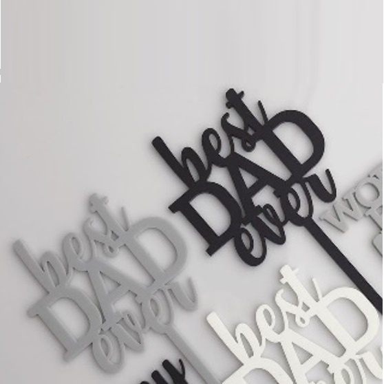 Cake Topper Penghias Kue Ulang Tahun Ultah Happy Birthday Father Day