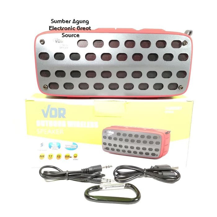 VDR Speaker Wireless SPYDER Spider V3900BT Bluetooth USB AUX USB TF SD