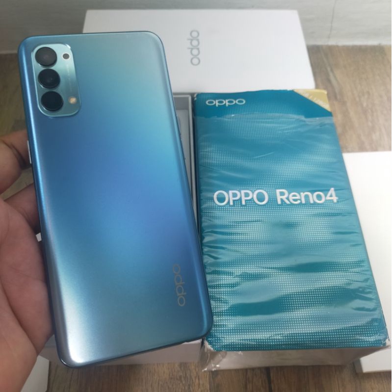 Oppo Reno 4 ram 8/128Gb seken fullset original