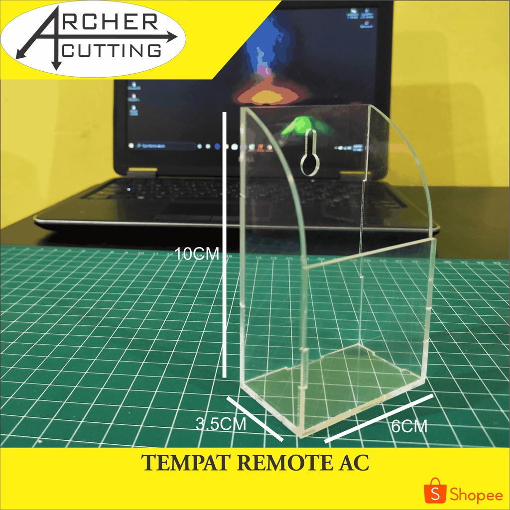 RAK TEMPAT REMOTE AC TV AKRILIK