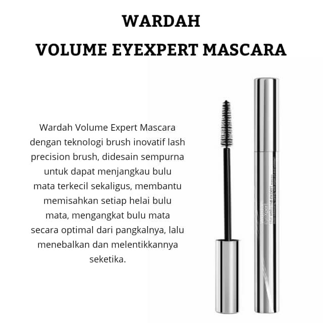 Kosmetik Mata / Kosmetik Wardah / Maskara Wardah / Wardah Eyexpert Volume Expert Mascara