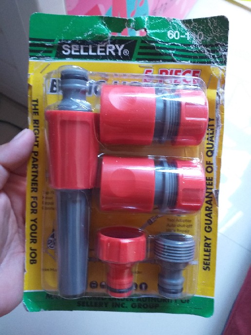 Semprotan Air 5 Pcs Basic Hose Set 1/2 Sellery 60110 + Sambungan Selang