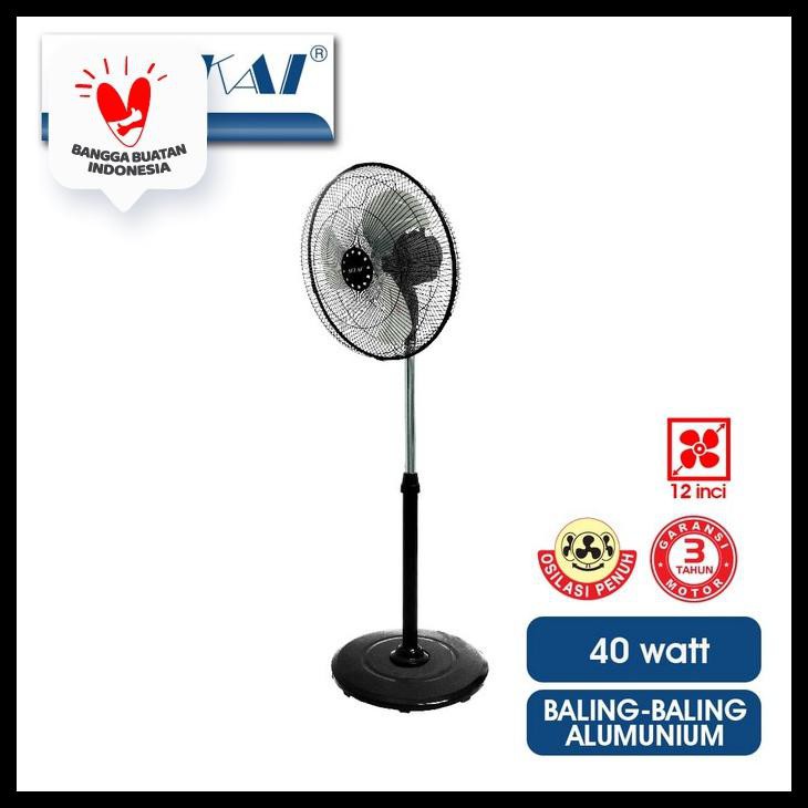 Sekai Kipas Angin Tumpu Performa Tinggi HSN 1238 PO