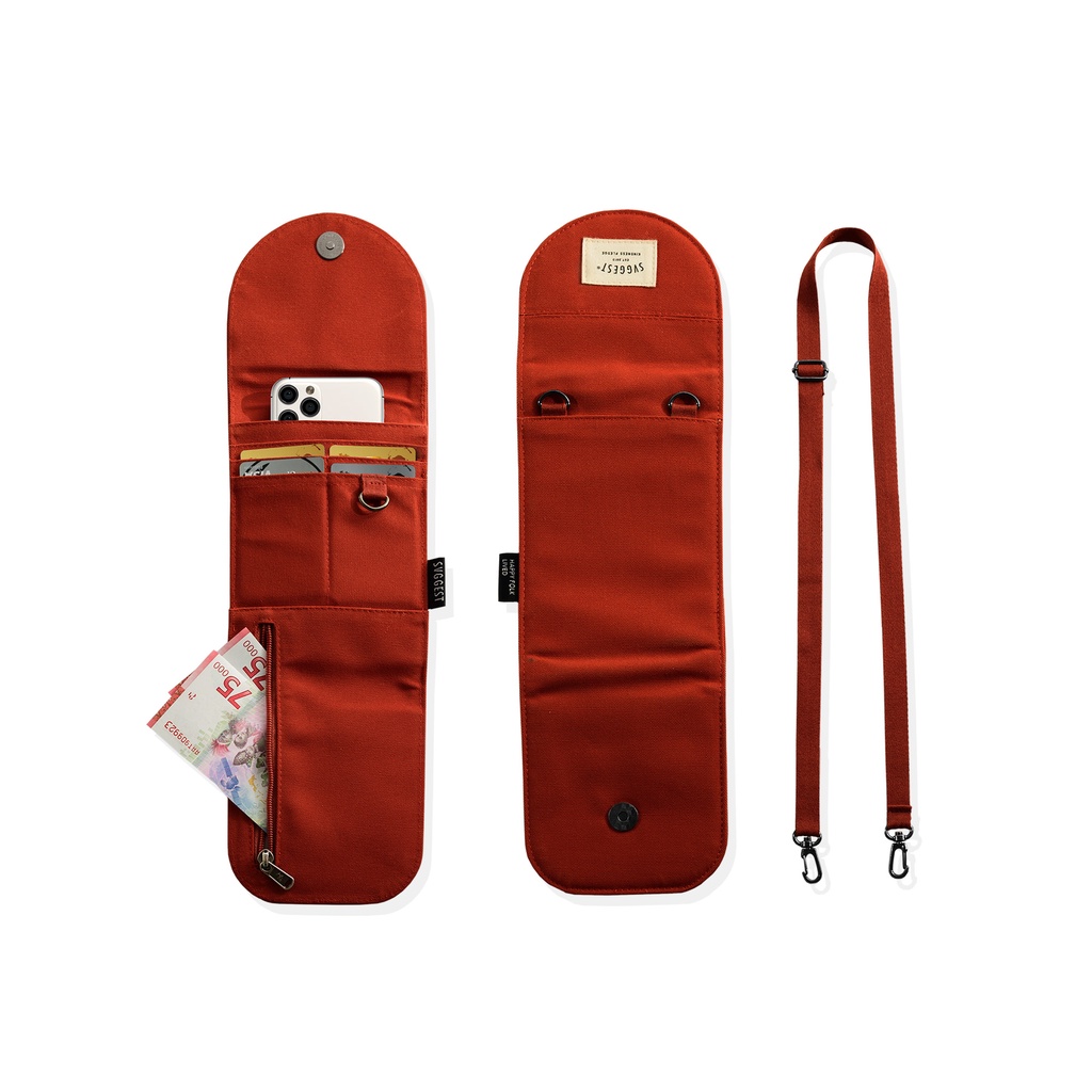 Svggest Phone Wallet - Clams Terracotta