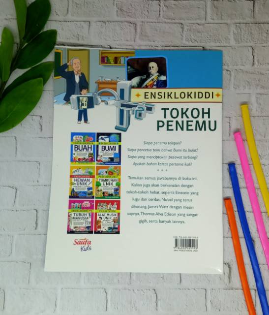 Buku Anak Ensiklokiddi - Tokoh Penemu dan Alat Musik Unik Untuk Usia 7-12 Tahun