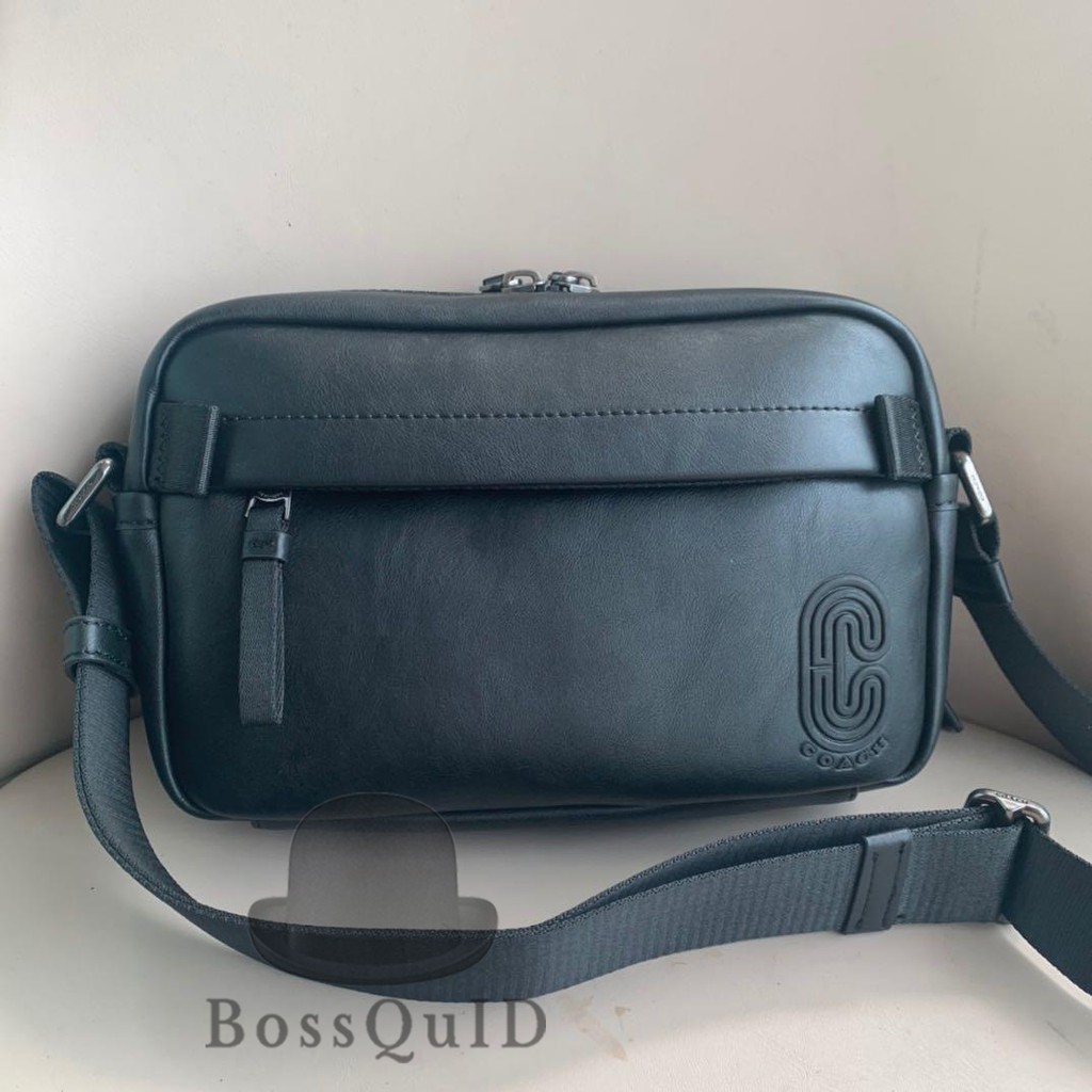 Coach Edge Belt Bag with Coach Patch Black