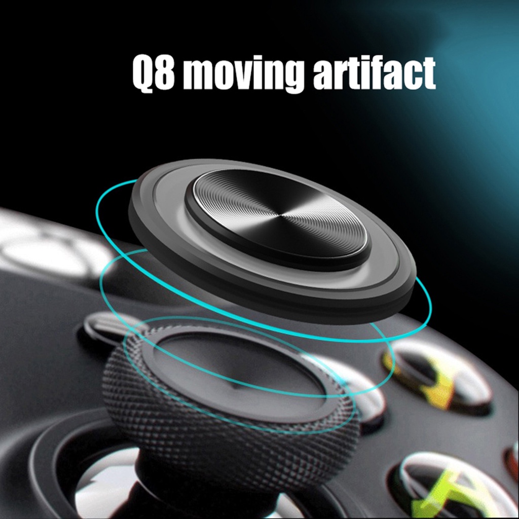 (Huluboy) Q8 Joypad Joystick Controller Game Handphone / Tablet Mini Layar Sentuh
