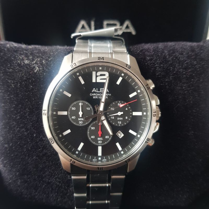 Jam Tangan Pria Alba Silver AT3E81X1 / AT3E81 (Limited)