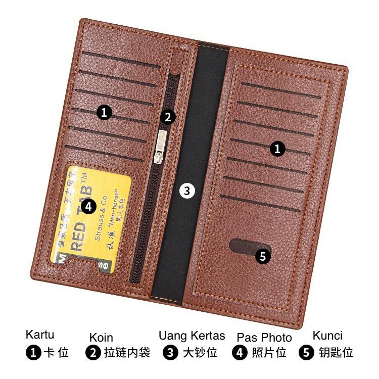 DOMPET PANJANG MENBENSE CLASSIC 992-2 RESLETING - BISA COD / BAYAR DI TEMPAT