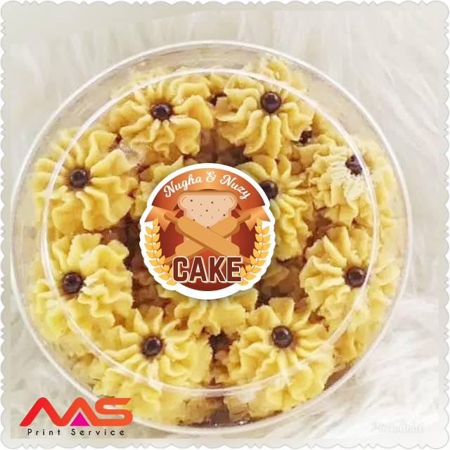 

sticker kue / sticker label toples / sticker murah