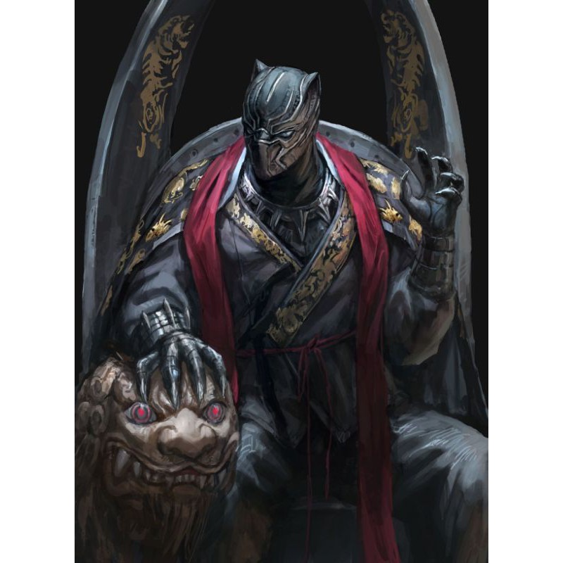 Poster Dinding Aesthetic Poster Anime Cartoon Kartun The Avengers Black Panther The Avengers