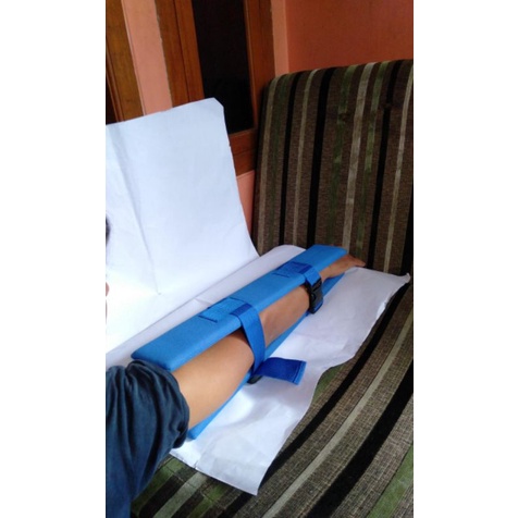 spalk kaki 7x50 cm # bidai kaki 7x50cm dengan tali # penahan patah tulang # spalk cidera kaki