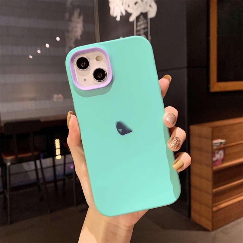 Soft case Bahan Silikon Untuk ip 11 12 pro max Xs max XR 7 8 plus Se20