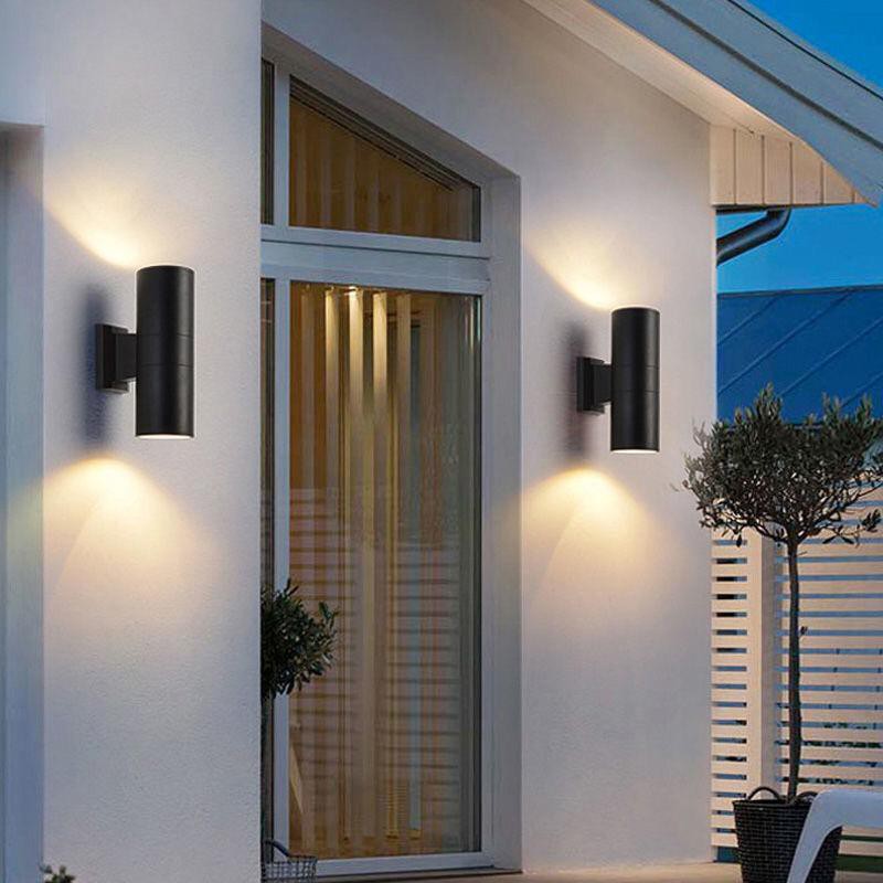 LAMPU DINDING / LAMPU PILAR / WALL LAMP KOTAKLED OUTDOOR MINIMALIS / TEMBOK / 1 ARAH / 2 ARAH