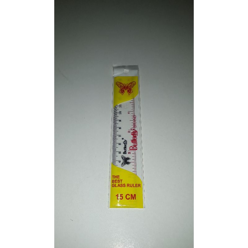 

Pengaris butterfly 15 cm