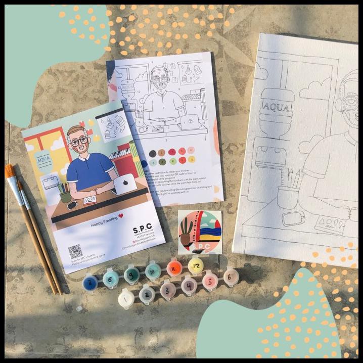 

Custom Painting 1 - 2 Characters - Paint By Number Kit - Custom