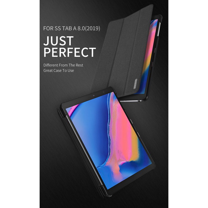 Samsung Galaxy Tab A 8 2019 Flip Case Dux Ducis Domo Original Premium Smartcase