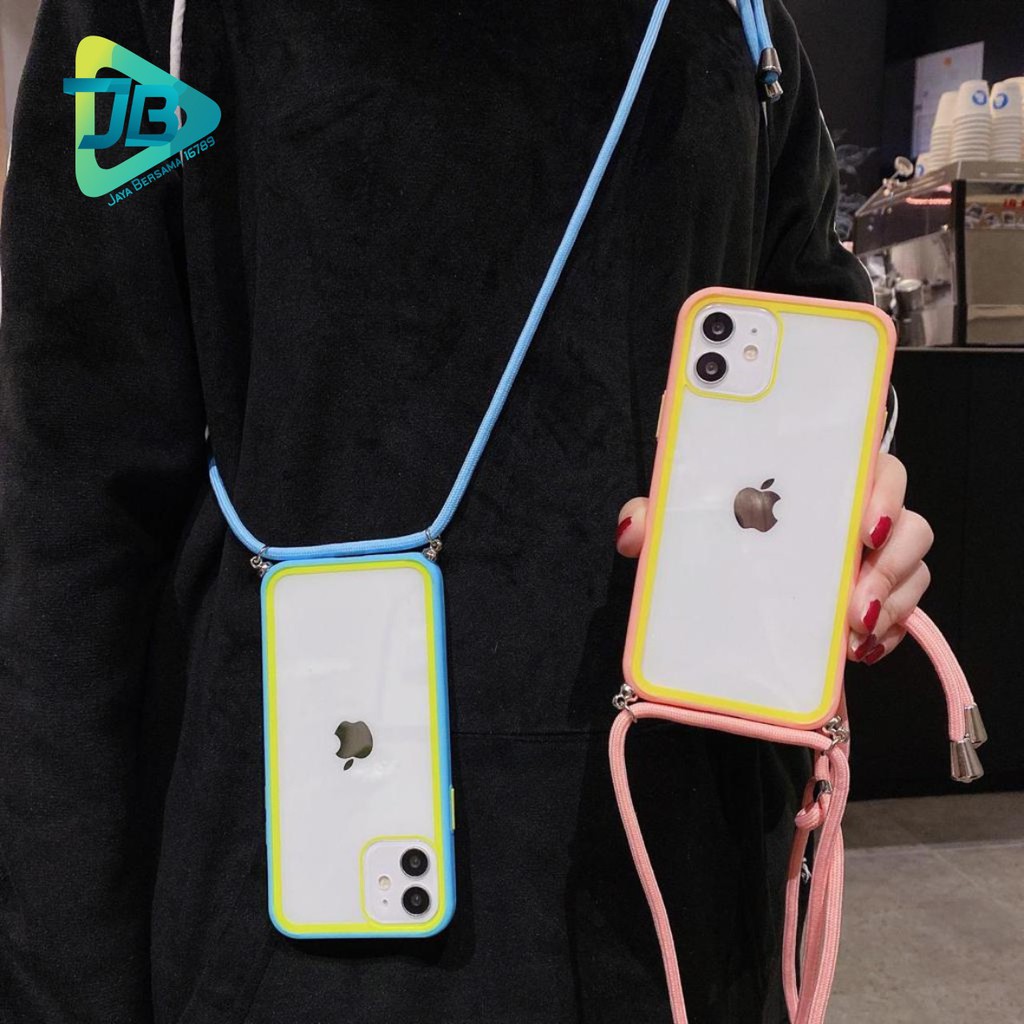 SOFTCASE SLINGCASE LANYARD TALI AURORA XIAOMI REDMI NOTE 8 9 9S 10 MI CC9 10 PRO 9T JB2596