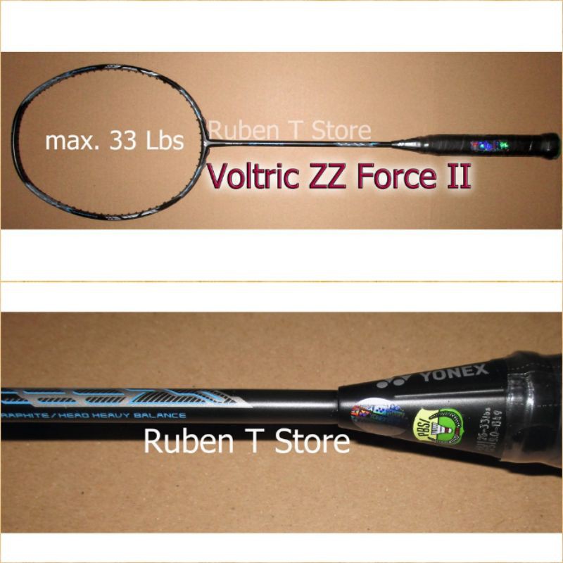 Raket Badminton Yonex 33 Lbs Voltric ZZ Force II Super Premium