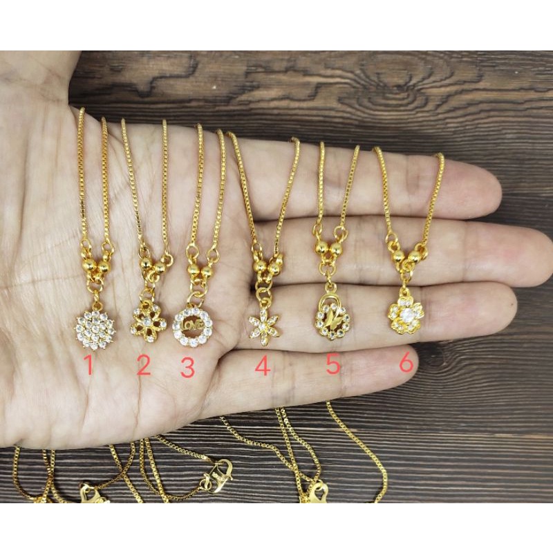 Fifi Fashion Kalung Koye Anak Blink Model Perhiasan Lapis emas KA01