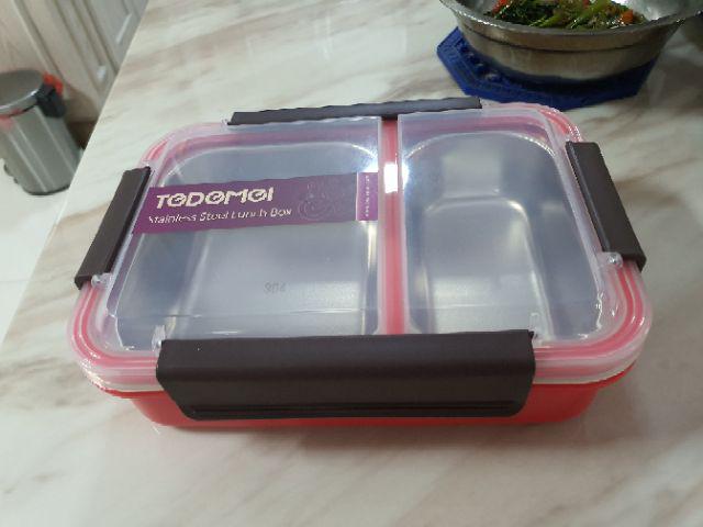 Lunchbox Tedemei 6561 Stainless Steel / 2 Skat Leakproof