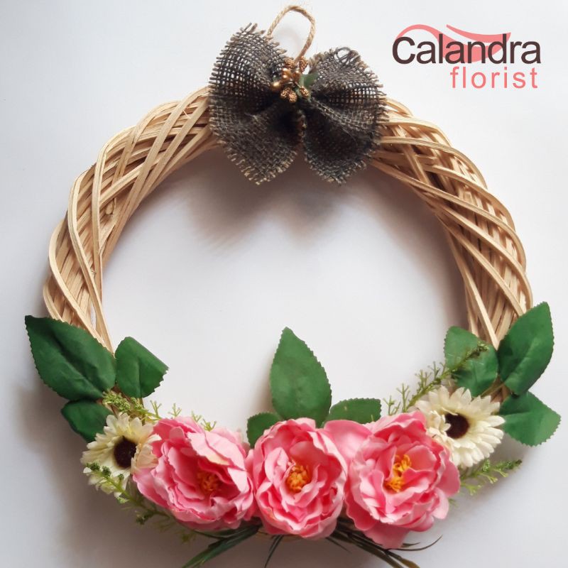 wreath decor | dekorasi dinding | dekorasi pintu | home decor | ranting wreath | rustic wreaath