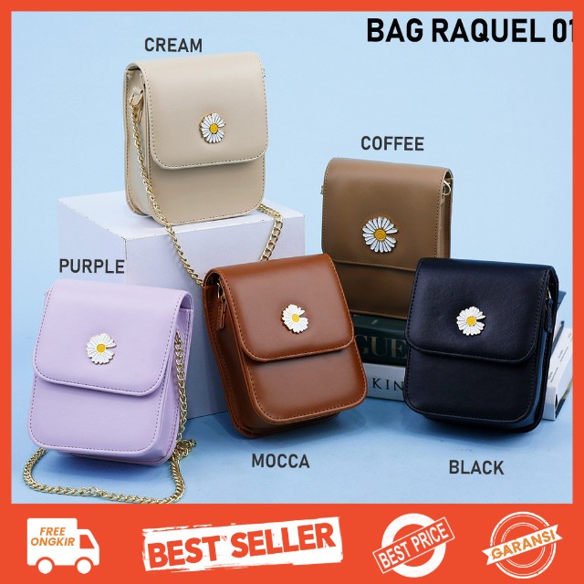 [BAYAR DITEMPAT] RAQUEL Bag | Tas Mini Selempang | Tas Selempang Import | Tas Wanita | Tas Selempang