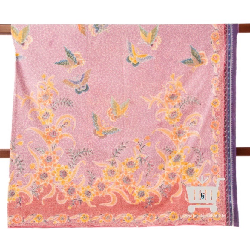 Kain Batik Tulis Pkl Motif Hokokai Ungu