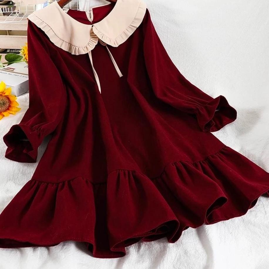 Harga TERMURAAH.. Molly Long Tunik - Size M L XL XXL 3XL 4XL/5L - Tunik Jumbo - Baju Jumbo - Tunik K