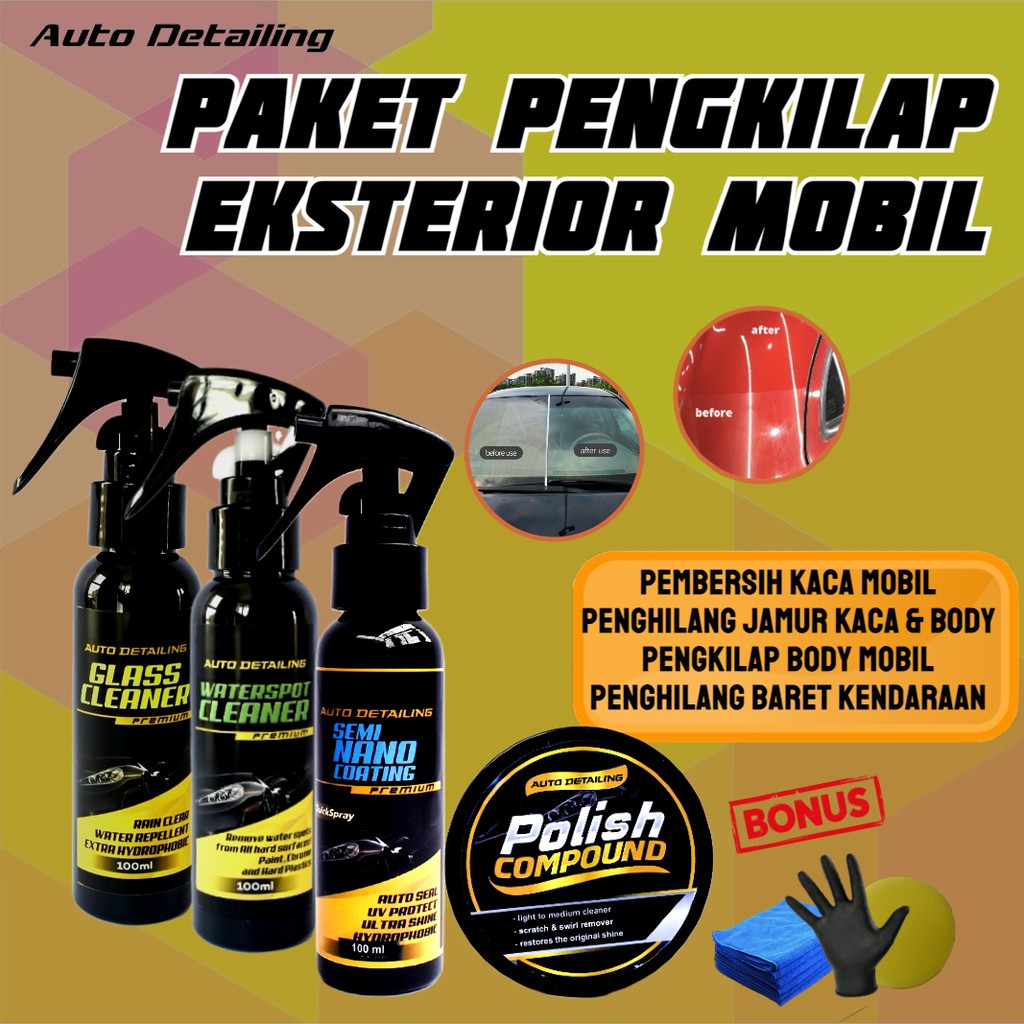 Pembersih Jamur Pengkilap Body Motor Dan Kompon Mobil